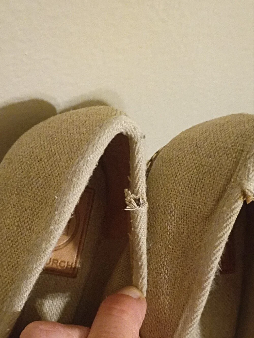 Tory Burch Natural Canvas Bow Espadrille Flats